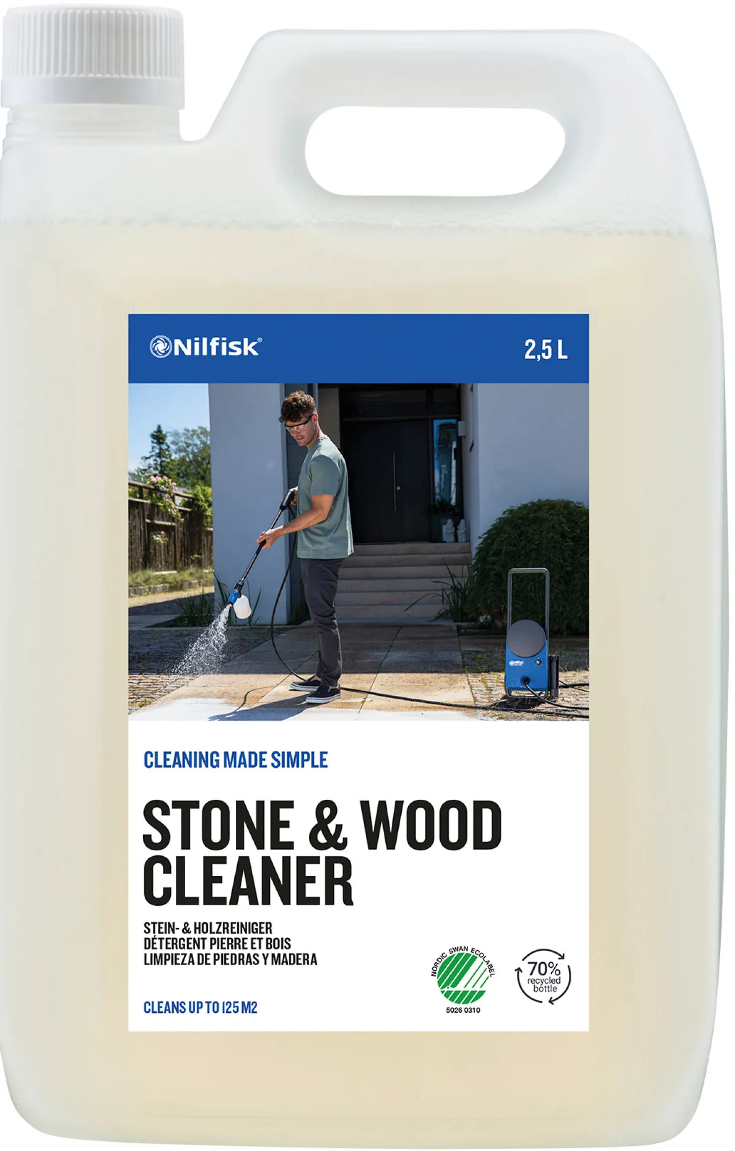Kivi- ja puupesuaine Nilfisk Stone&Wood Cleaner 2,5L