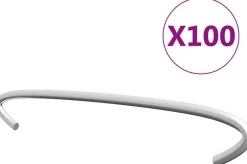 Kivikorien koukut 100kpl galvanoitu teräs 15cm