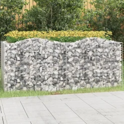 Kivikori ja kukkalaatikko, galvanoitu teräs, eri kokoja