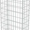 Kivikoriseinä kansilla galvanoitu teräs 50x20x100cm