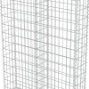 Kivikoriseinä kansilla galvanoitu teräs 100x20x150cm