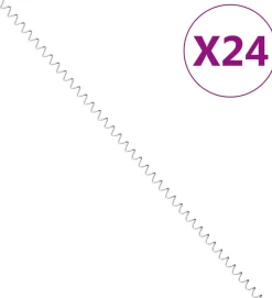 Kivikorispiraalit 24kpl galvanoitu teräs 100cm