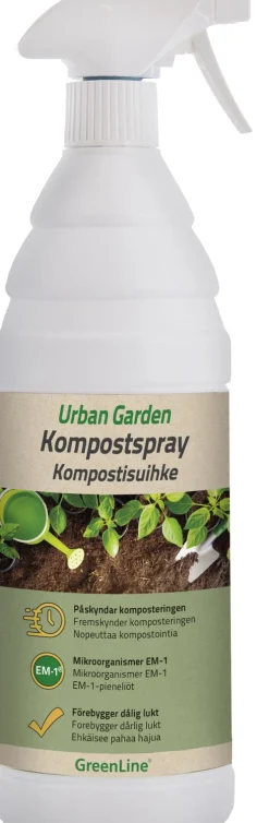 Kompostisuihke Greenline Urban Garden 1 l