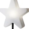 Koristevalaisin Star Trading Gardenlight Tähti, 55x15x48cm, valkoinen