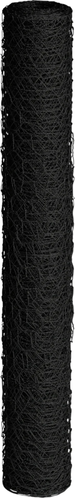 Kudottu verkko Hortus 25x1000mm 0,7mm 10m musta