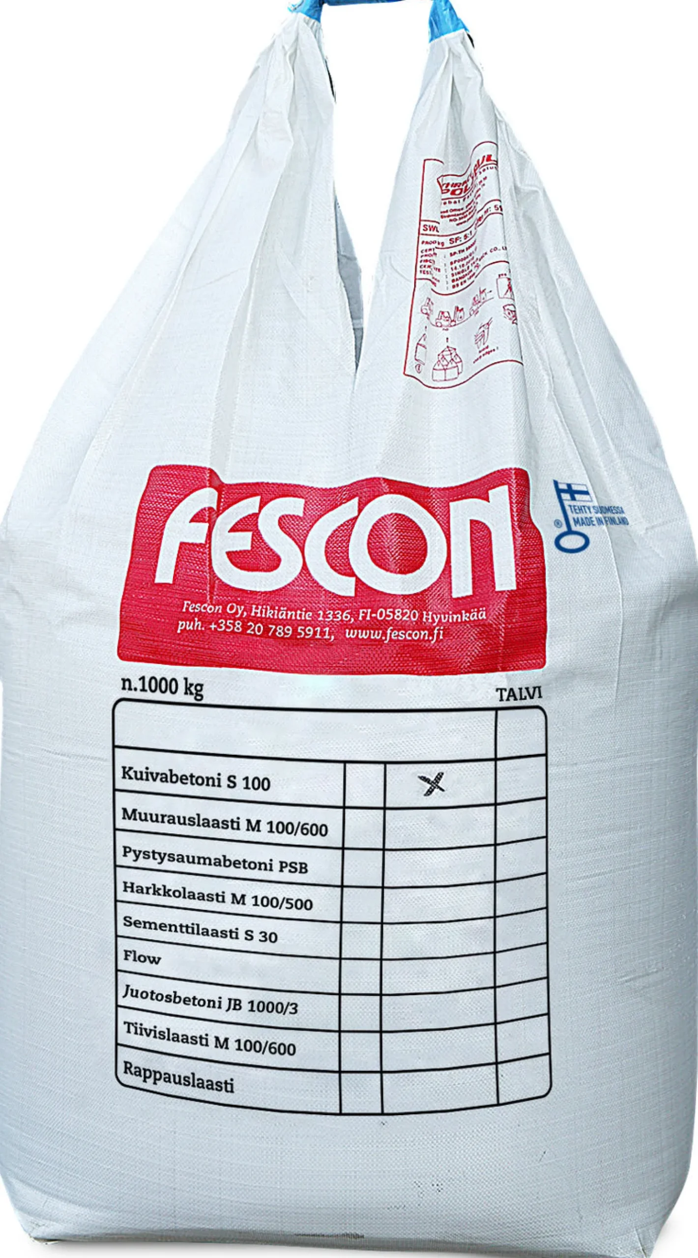Kuivabetoni Fescon S100 1000 kg