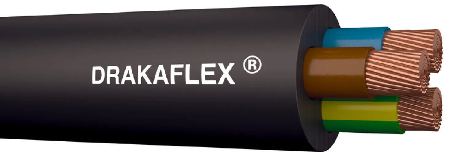 Kumikaapeli Draka DRAKAFLEX H05RN-F 3x1,0