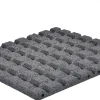Kumilaatta Nordic Play, 500x500x30mm musta