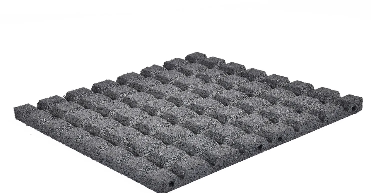 Kumilaatta Nordic Play, 500x500x30mm musta