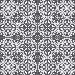 Kuviolaatta Kymppi-Lattiat History Jugend Edinburgh Black himmeä 250x250 mm