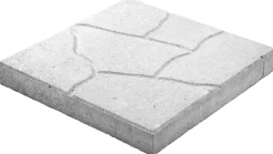 Kuviolaatta Lakka 400x400x50 mm harmaa