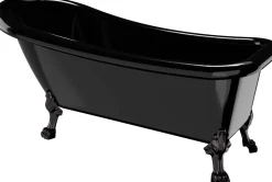Kylpyamme Bathlife Ideal, 1530x760 mm, musta, eri tassuja