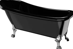 Kylpyamme Bathlife Ideal, 1530x760 mm, musta, eri tassuja