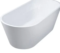 Kylpyamme Lykke Polar Deluxe, 750x1600mm, akryyli, valkoinen