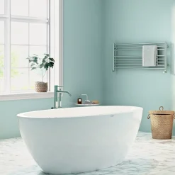 Kylpyamme Nordhem Gullholmen Lucite 1700x850x600 mm vapaasti seisova valkoinen