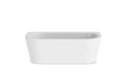 Kylpyamme Nordhem Klarvik Lucite 1650x755x580 mm vapaasti seisova valkoinen