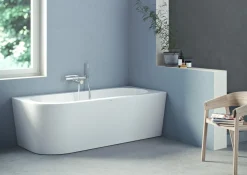 Kylpyamme Nordhem Klarvik Lucite I 165 cm oikea