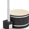 Kylpytynnyri Kirami Premium Pearly M Cube 4-6 hlöä ES NightBlack/Champagne