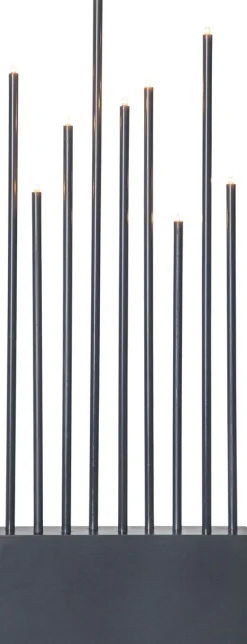 Kynttelikkö Star Trading Buzz 600x230x60mm harmaa
