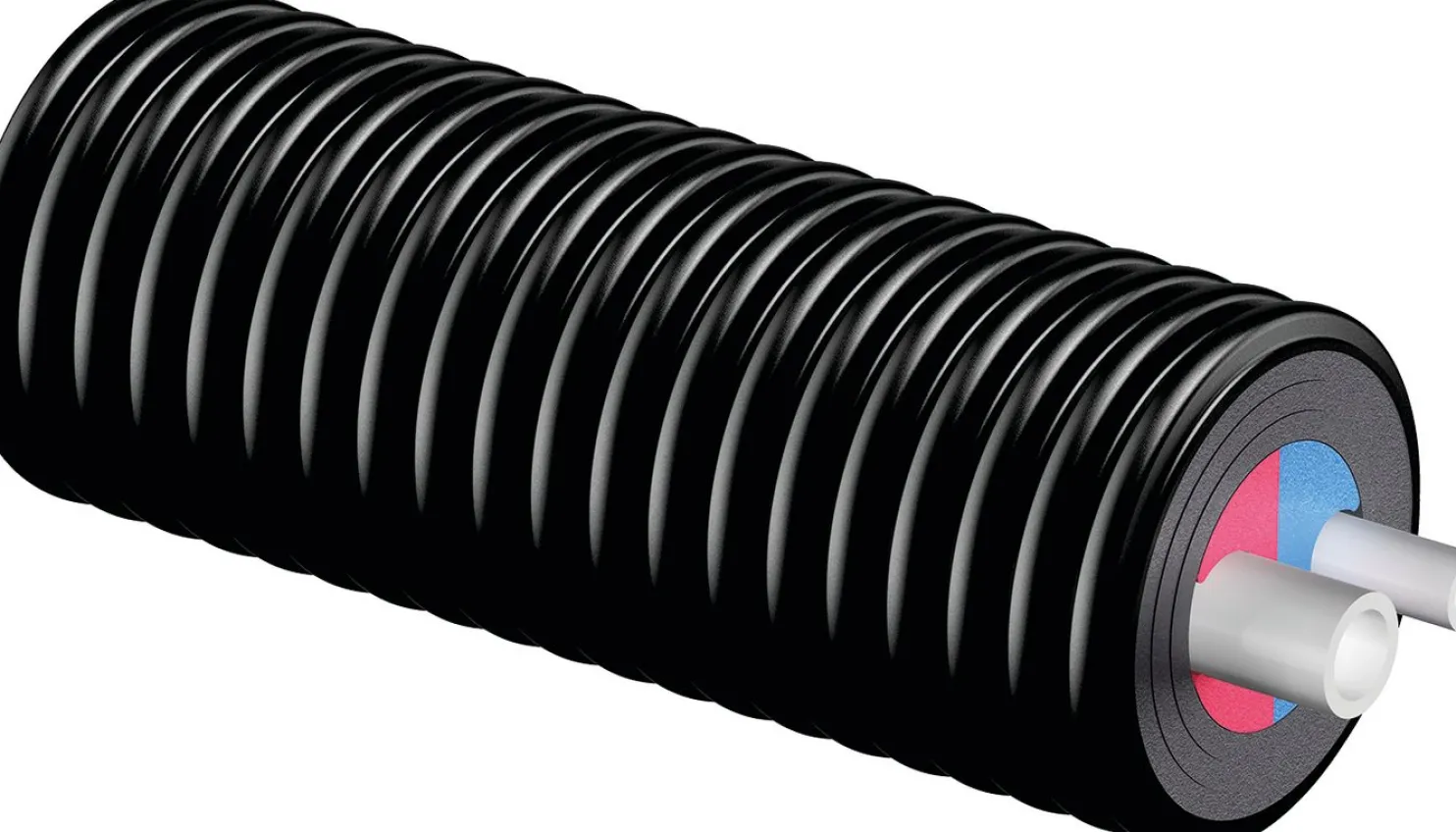 Käyttövesiputki Uponor Ecoflex Aqua Twin 50x6.9-50x6.9/200 mm