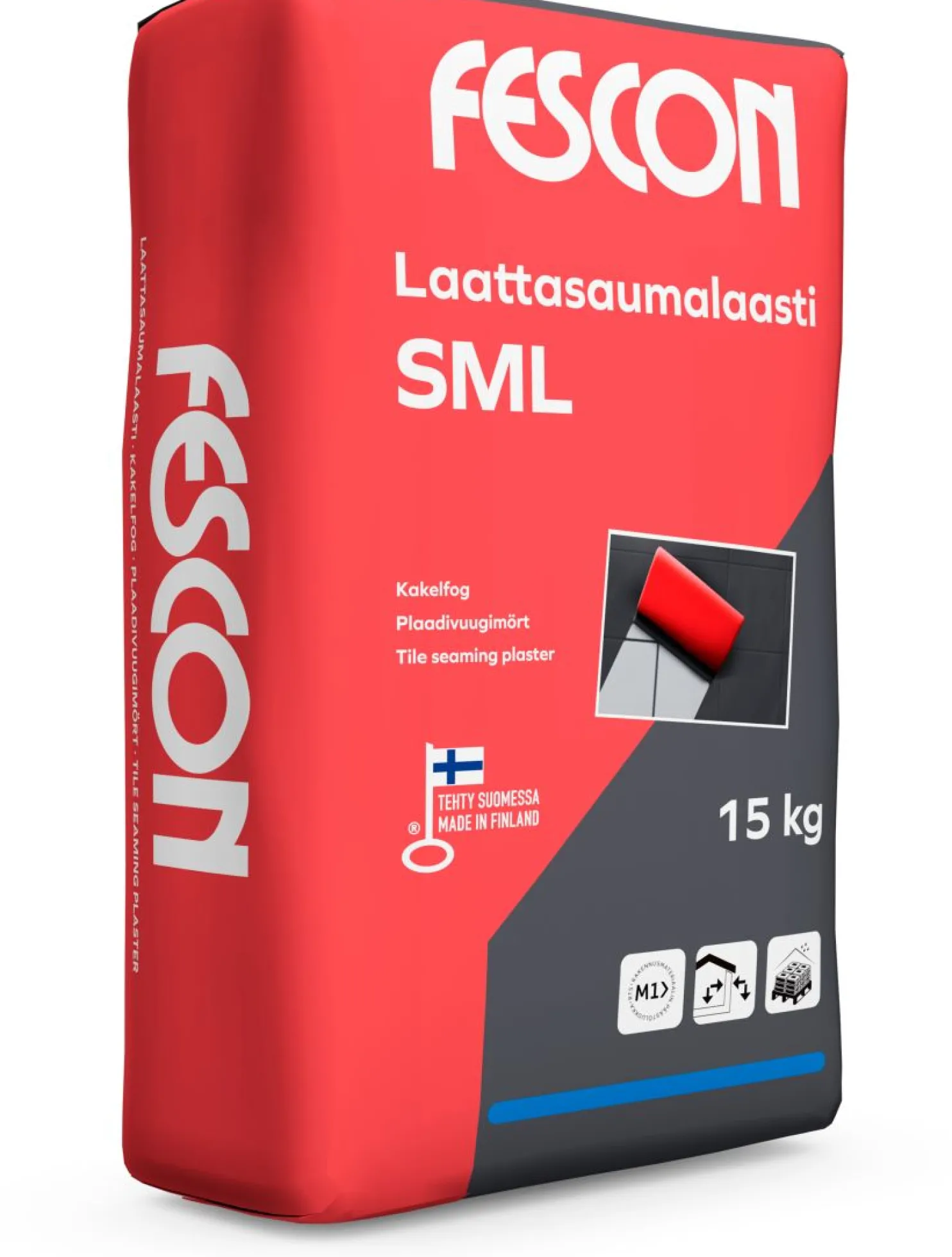 Laattasaumalaasti Fescon SML vaaleanharmaa 15 kg