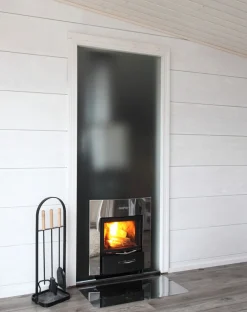 Lasiseinä Harvia Duo 9x21 satiini/valkoinen alumiinikarmi