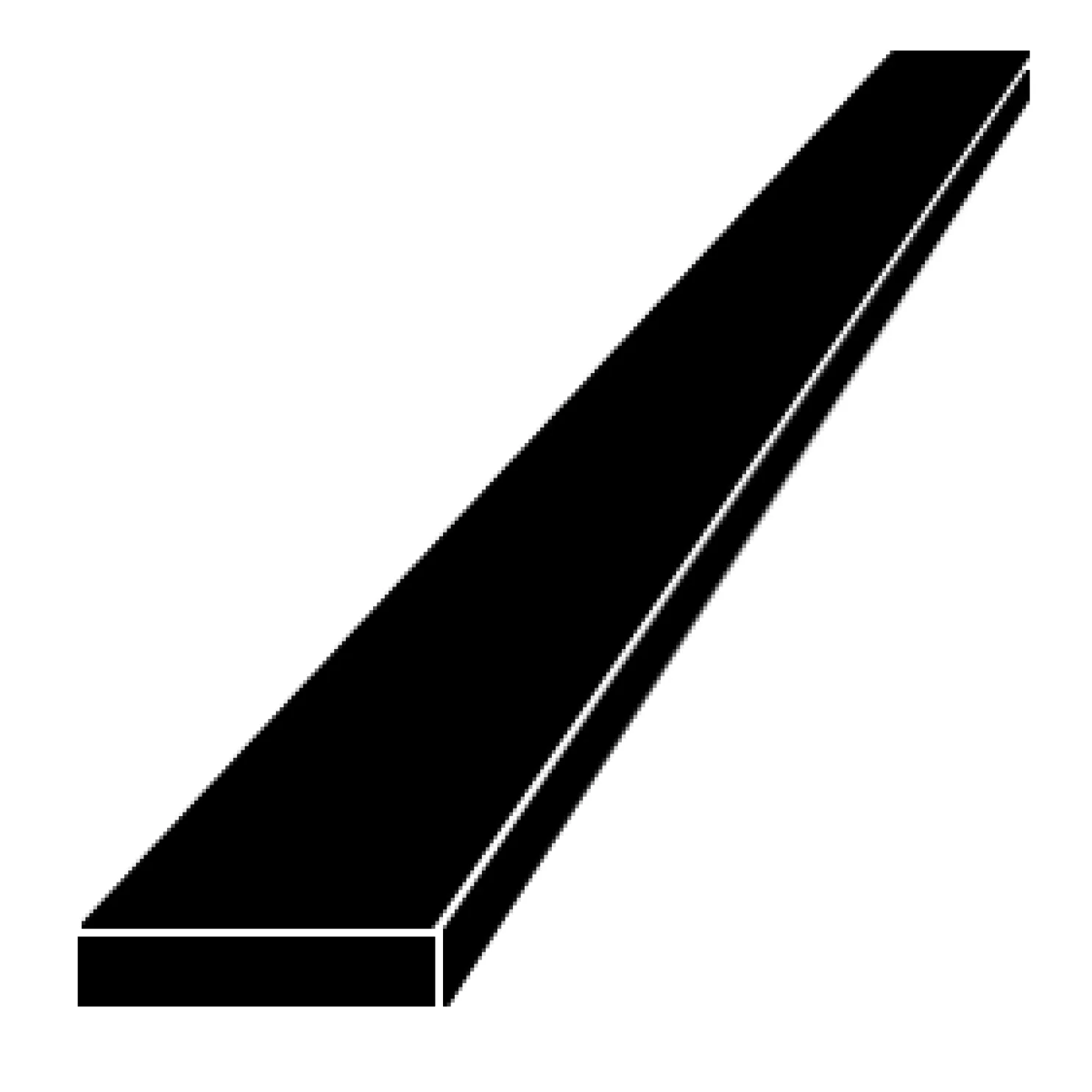 Lattatanko teräs 12x60 mm S355J0 pituus 6 m