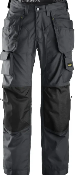Lattia-asentajan housut Snickers Workwear riipputaskuilla Rip-Stop Kevlar