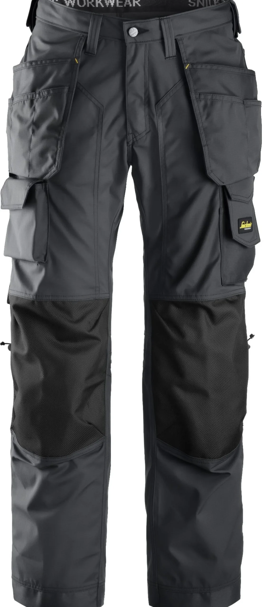Lattia-asentajan housut Snickers Workwear riipputaskuilla Rip-Stop Kevlar
