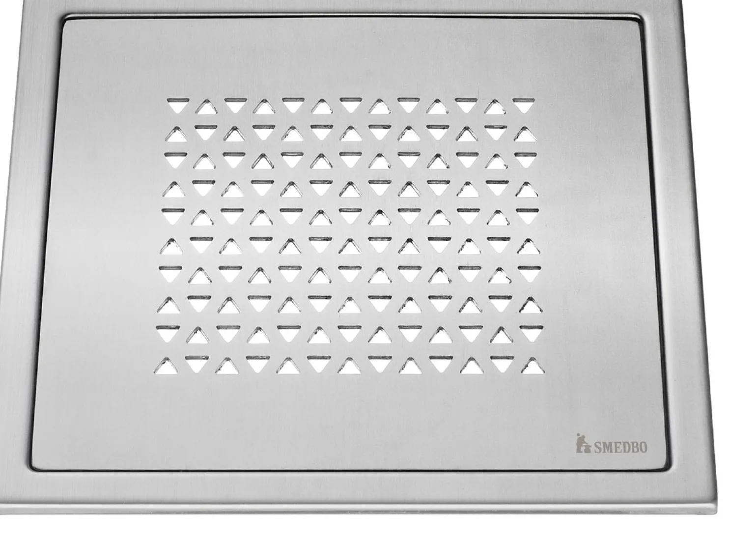 Lattiakaivonkansi Smedbo Outline kolmio 200x200 mm mattaharjattu rst