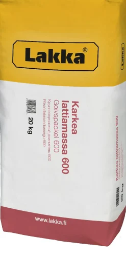 Lattiatasoite Lakka 600, karkeamassa, eri kokoja