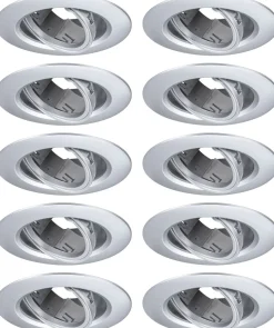 LED-alasvalo Paulmann Ø90mm kääntyvä 30° GU10 max. 10W upotettava, eri vaihtoehtoja
