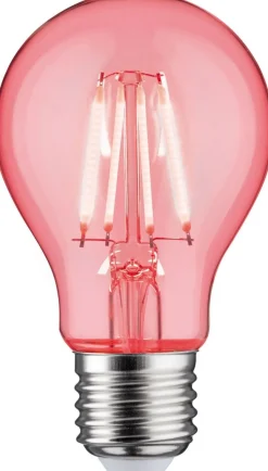 LED-filamenttilamppu Paulmann Pear, E27, 40lm, 1.3W, 1000K, punainen