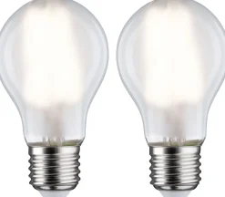 LED-filamenttilamppu Paulmann Pear, E27, 806lm, 7W, 4000K, matta, 2kpl