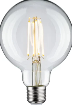 LED-filamenttilamppu Paulmann Globe, G95, E27, 806lm, 7.5W, 2700K, kirkas