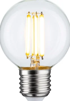 LED-filamenttilamppu Paulmann Globe, G60, E27, 806lm, 7W, 2700K, himmennettävä, kirkas