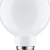 LED-filamenttilamppu Paulmann Globe, G80, E27, 806lm, 7.5W, 2700K, himmennettävä, opaali