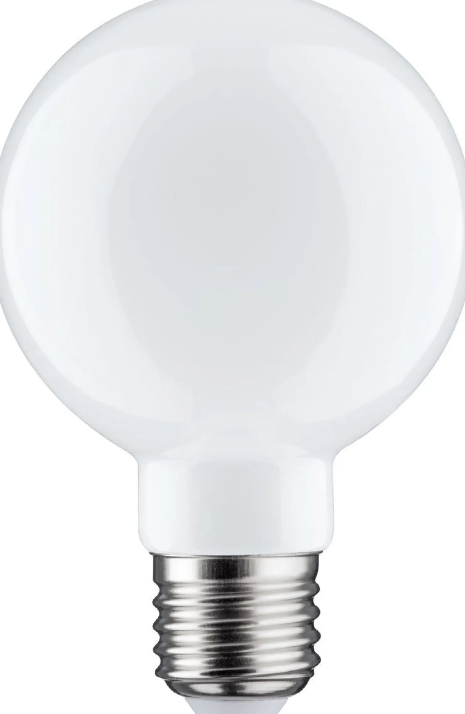 LED-filamenttilamppu Paulmann Globe, G80, E27, 806lm, 7.5W, 2700K, himmennettävä, opaali