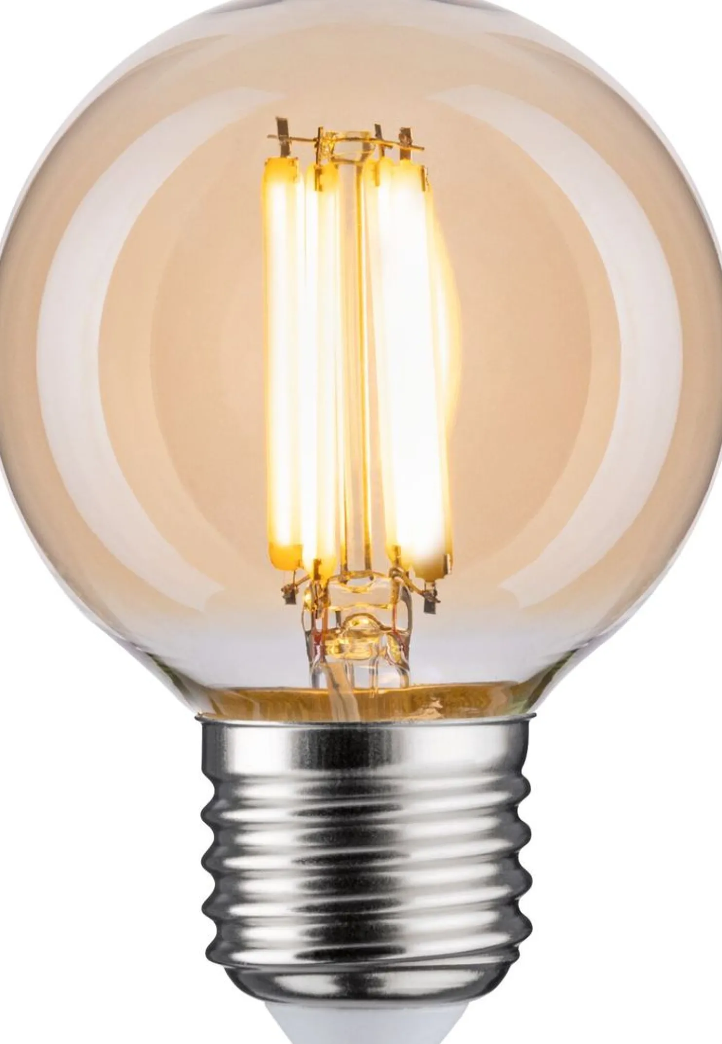 LED-filamenttilamppu Paulmann Globe, G60, E27, 780lm, 7W, 2700K, kulta