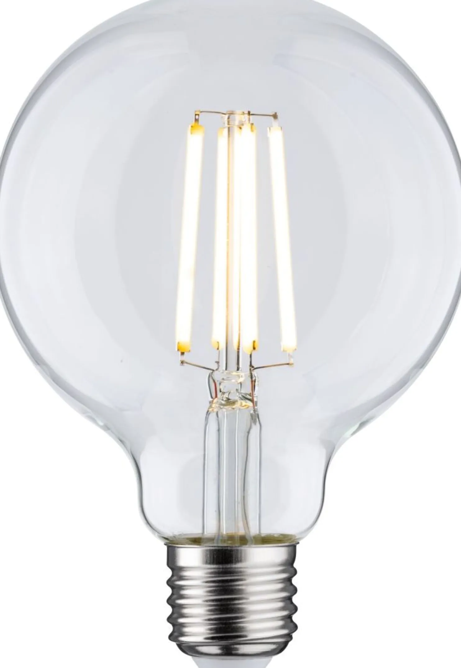 LED-filamenttilamppu Paulmann Eco-Line Globe, G95, E27, 840lm, 4W, 3000K, kirkas