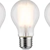 LED-filamenttilamppu Paulmann Pear, E27, 1055lm, 9W, 2700K, matta, 3kpl