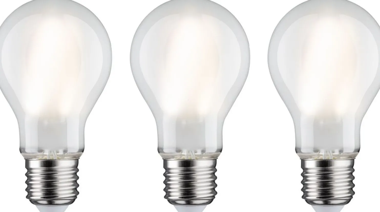LED-filamenttilamppu Paulmann Pear, E27, 1055lm, 9W, 4000K, matta, 3kpl