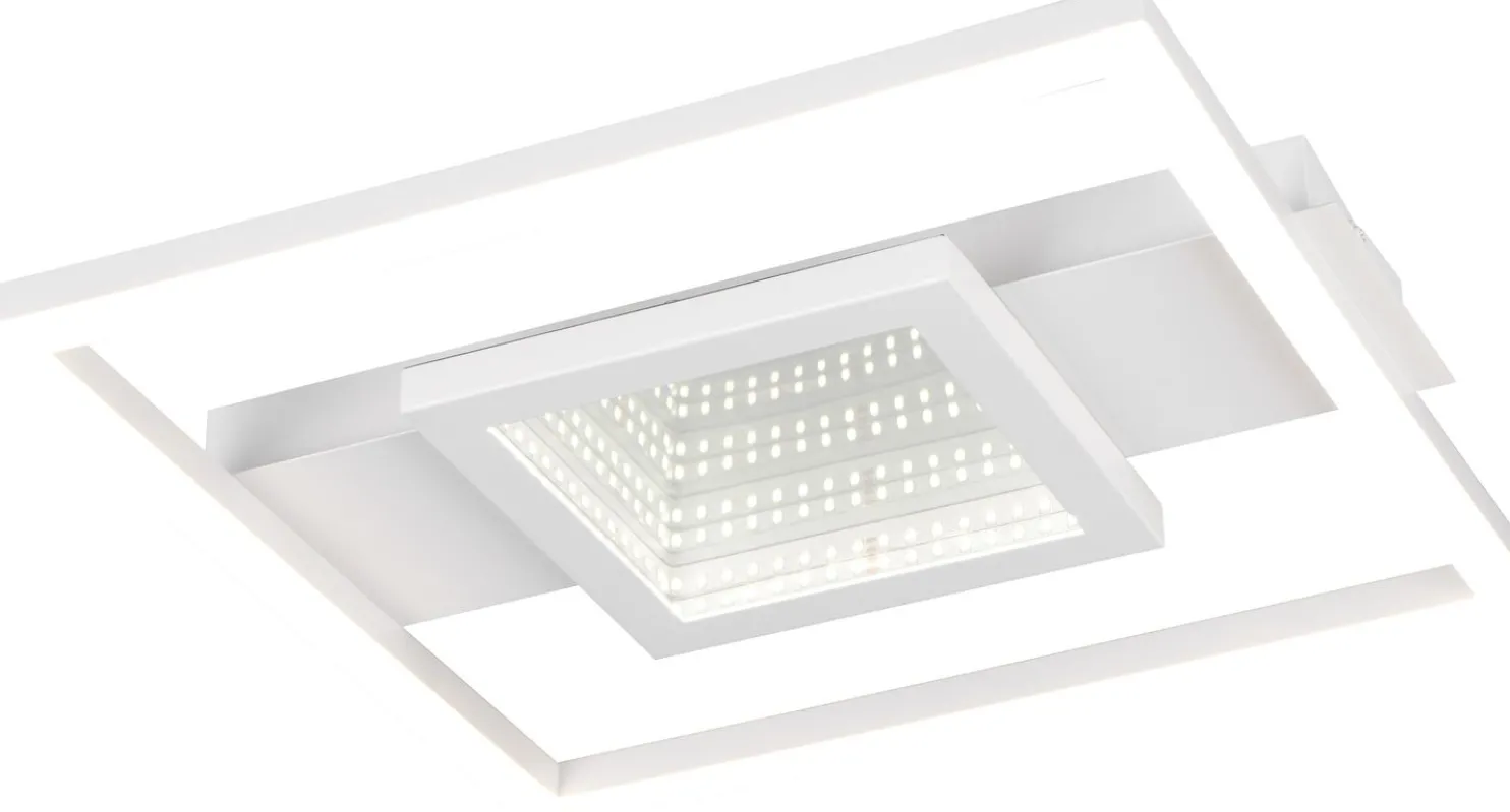 LED-katto-/seinävalaisin Trio Wheeler, neliö