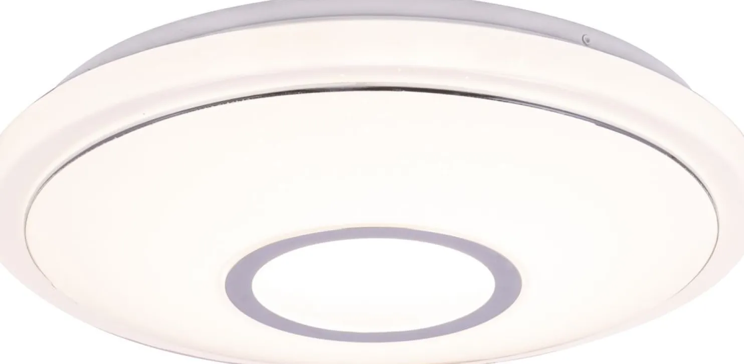 LED-kattovalaisin Globo Connor CCT Ø40 cm valkoinen