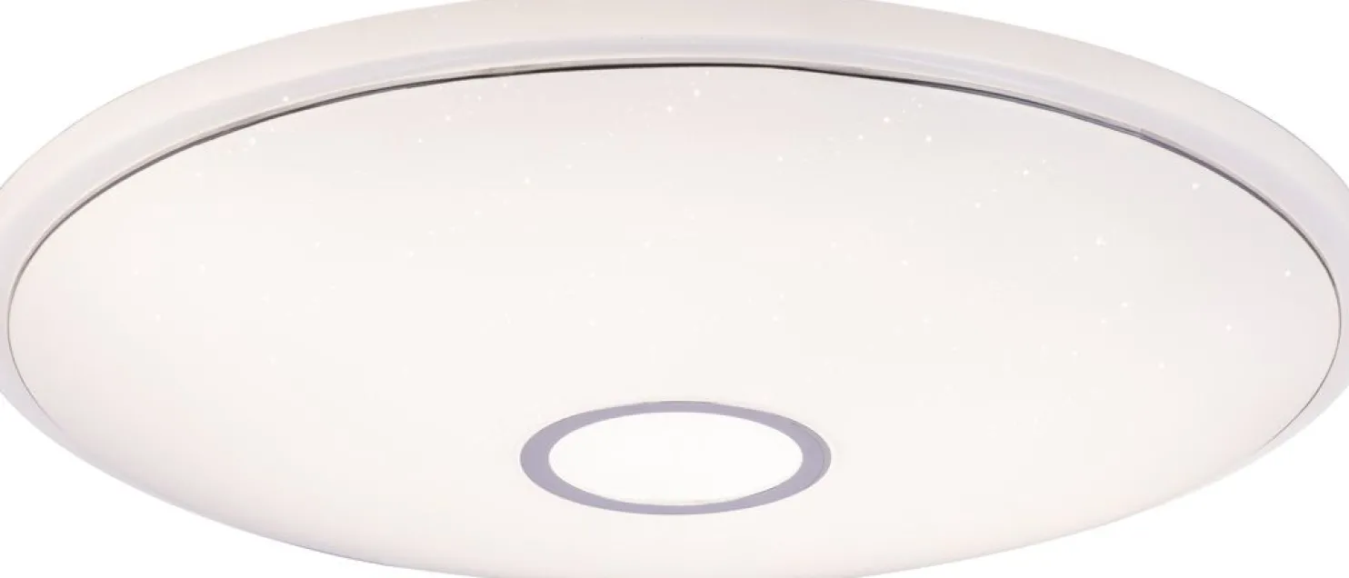 LED-kattovalaisin Globo Connor CCT Ø68 cm valkoinen