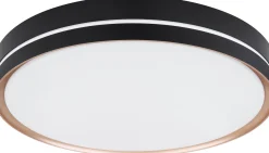 LED-kattovalaisin Globo Manni, 2700-6000K, himmennettävä, musta/pronssi, eri kokoja