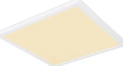 LED-kattovalaisin Globo Sapana IP44 29,4x29,4 cm eri värejä