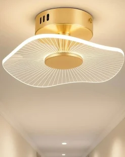 LED-kattovalaisin Linento Lighting BRZ-343418, ø19cm, IP20, kulta