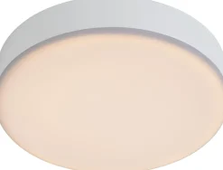 LED-kattovalaisin Lucide Ceres-LED Ø215 cm IP66 valkoinen