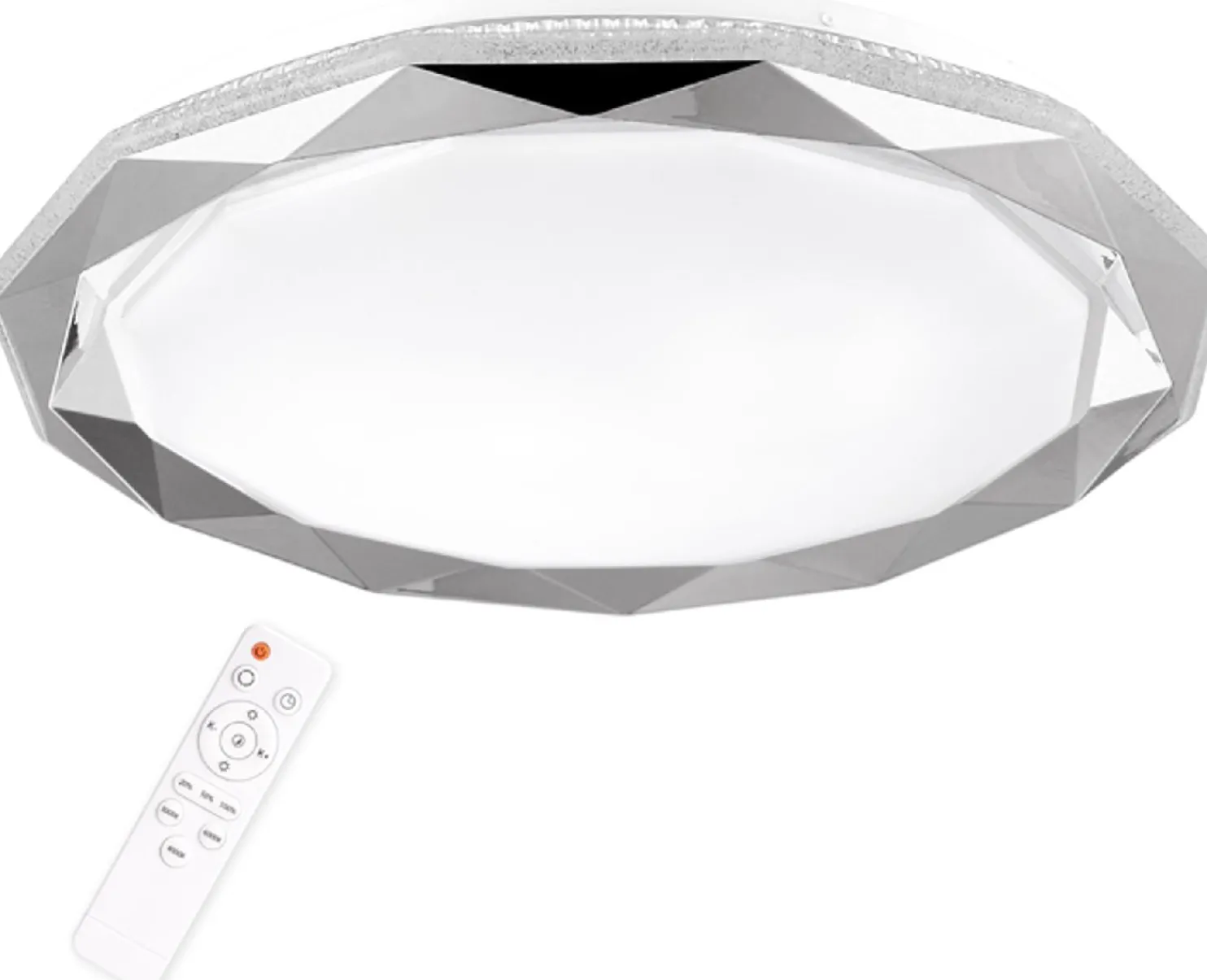LED-kattovalaisin Polux Glossy CCT, 72W 510mm